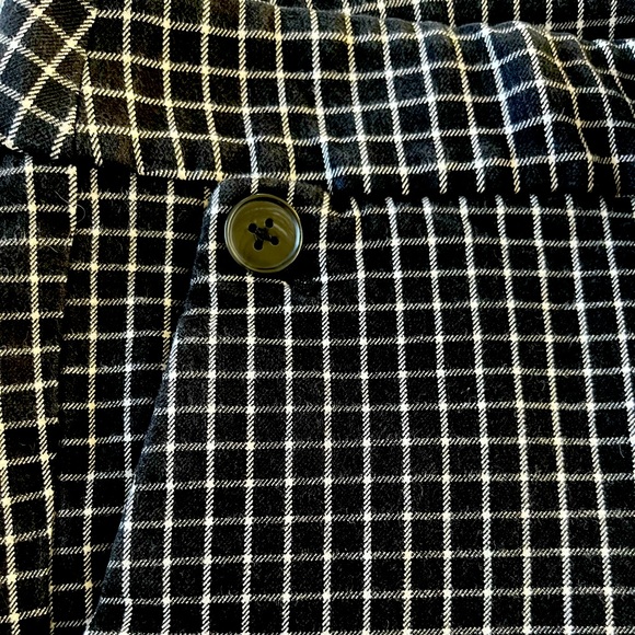 Ann Taylor Marisa Black & White Checker Pants Size 4 - Picture 11 of 11